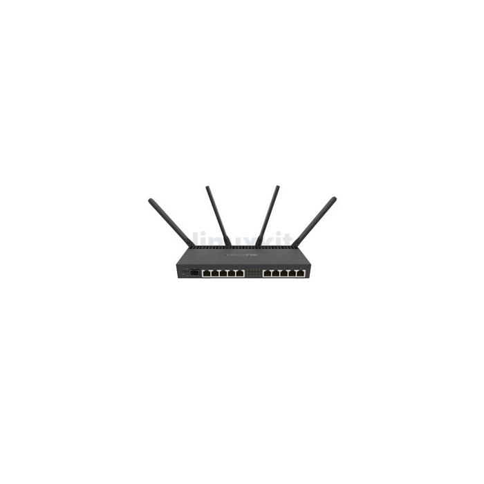 MikroTik WiFi 5 Router with Passive PoE - RB4011iGS+5HacQ2HnD-IN