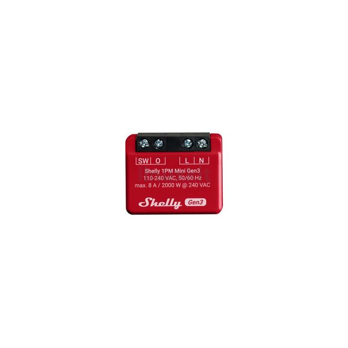 Shelly 1PM Mini WiFi Smart Switch with Power Metering