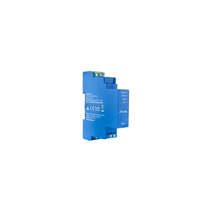 Shelly Pro 1 DIN-Rail Mounted Smart Switch with Dry Contacts