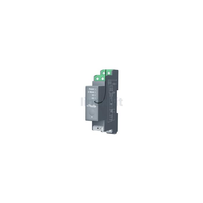 Shelly Qubino Wave Pro 2 two-channel Smart Switch with Dry Contacts