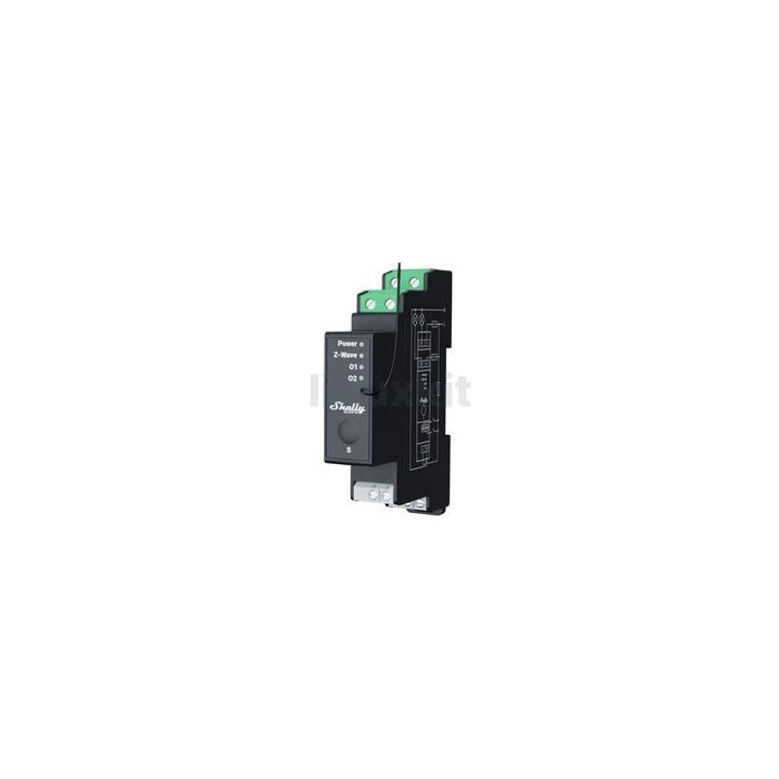 Shelly Qubino Wave Pro 2PM 2-channel Smart Switch with Power Metering
