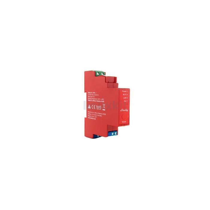 Shelly Pro 1PM DIN-Rail Mounted Smart Switch with Energy Metering