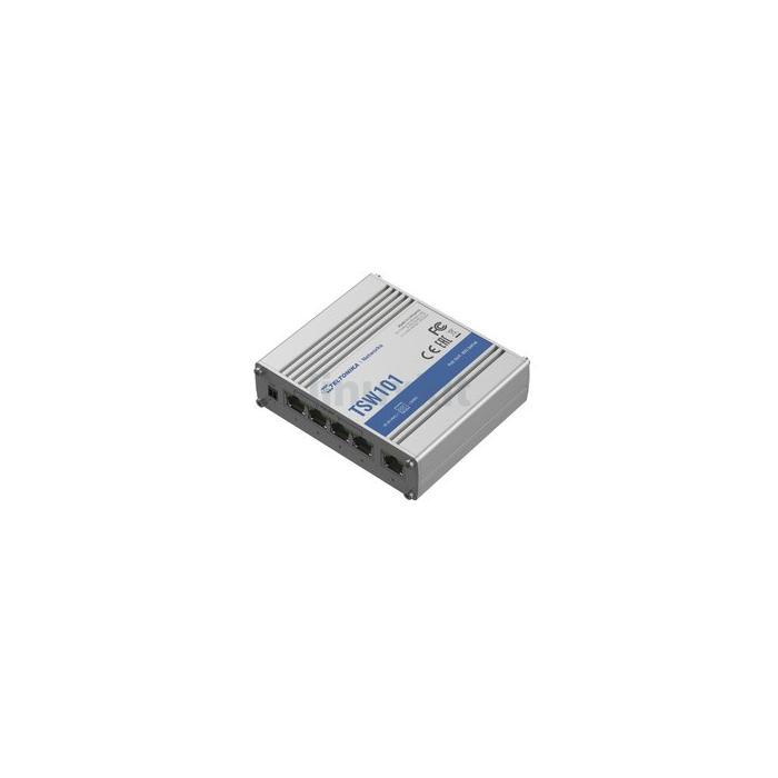 Teltonika TSW101 Automotive 5 Port Gigabit Switch with 4 PoE+ Ports
