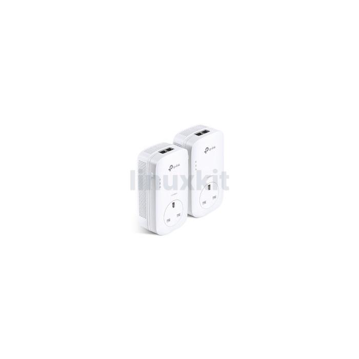 TP-Link TL-PA9020PKIT AV2000 2-Port Passthrough Powerline Starter Kit